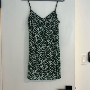 Princess Polly Green Floral Mini Dress